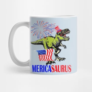 mericasaurus 4th of july independence day gift Mug